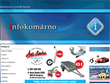 Tablet Screenshot of infokomarno.sk